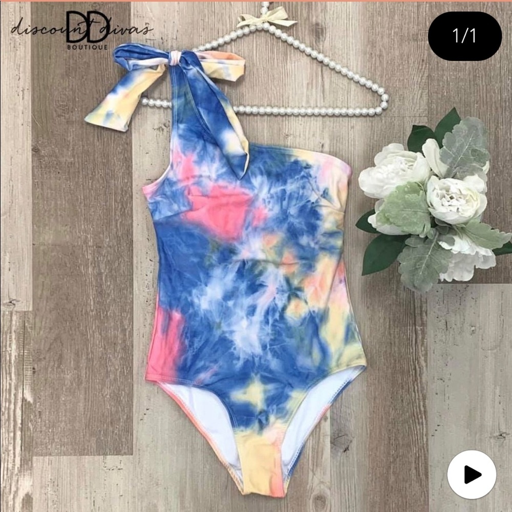 Tie dye one piece